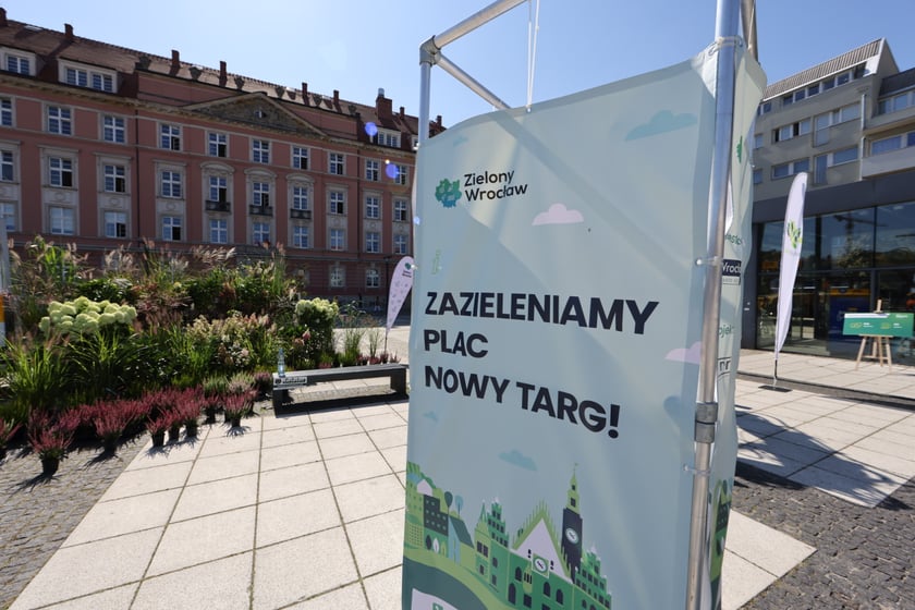 Plac Nowy Targ we Wrocławiu - wrzesień 2023 r.