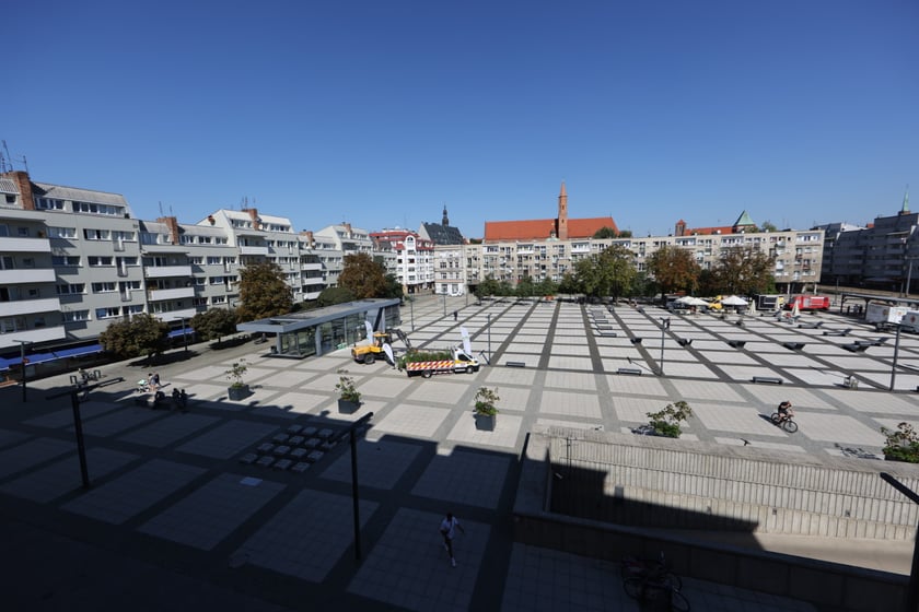 Plac Nowy Targ we Wrocławiu - wrzesień 2023 r.