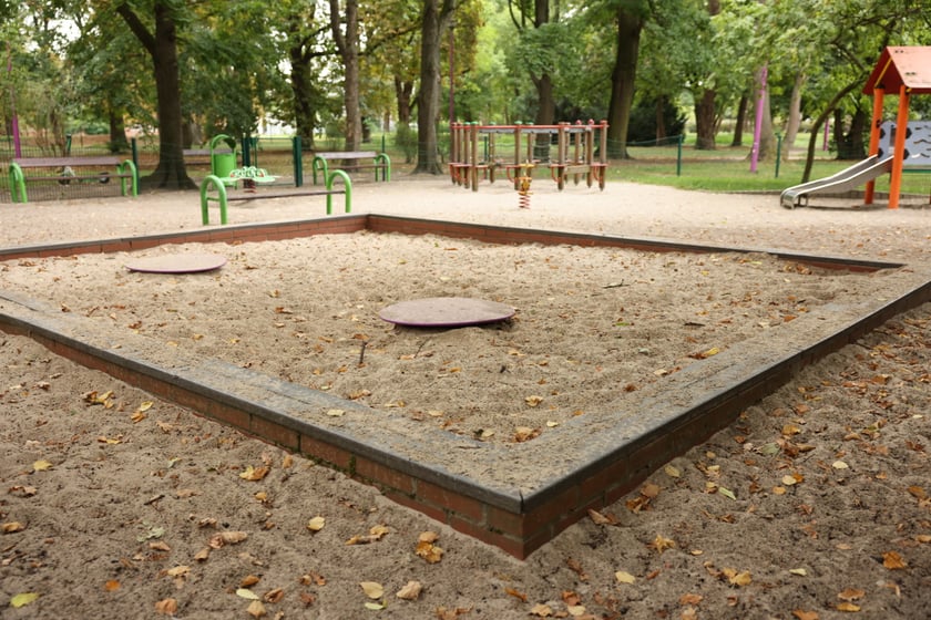 Plac zabaw w parku Andersa, wrzesień 2023
