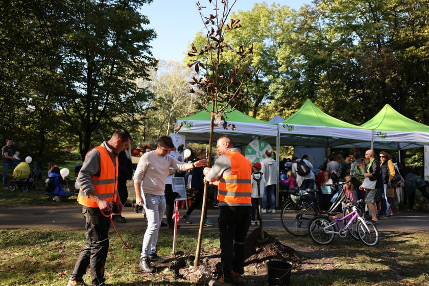 Uczestnicy pikniku WROśnij we WROcław