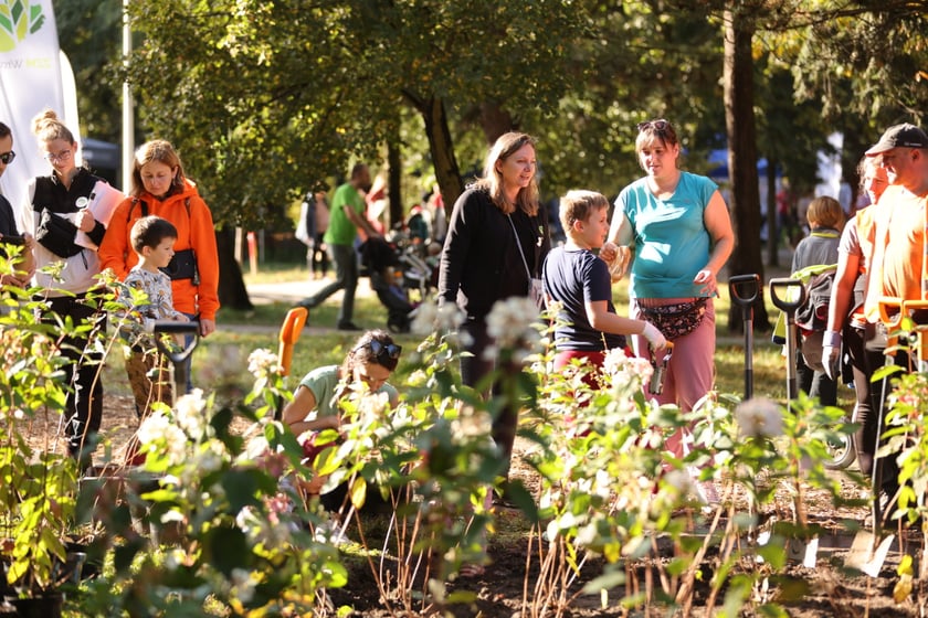 Uczestnicy pikniku WROśnij we WROcław