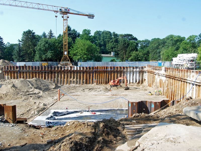 Afrykarium we Wrocławiu kończy w tym roku 10 lat. Oto zdjęcia z budowy