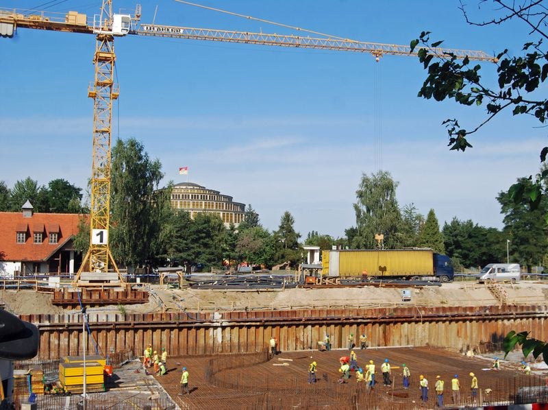 Afrykarium we Wrocławiu kończy w tym roku 10 lat. Oto zdjęcia z budowy