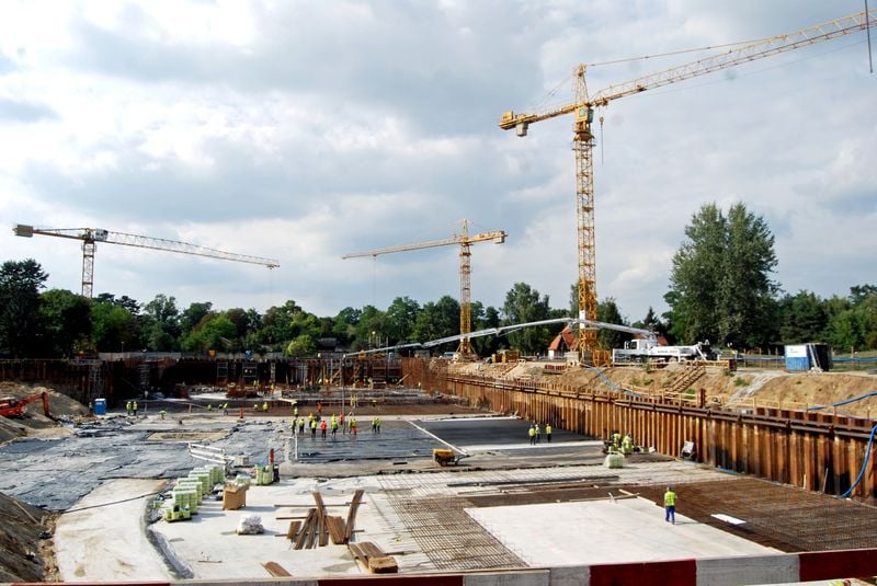 Afrykarium we Wrocławiu kończy w tym roku 10 lat. Oto zdjęcia z budowy