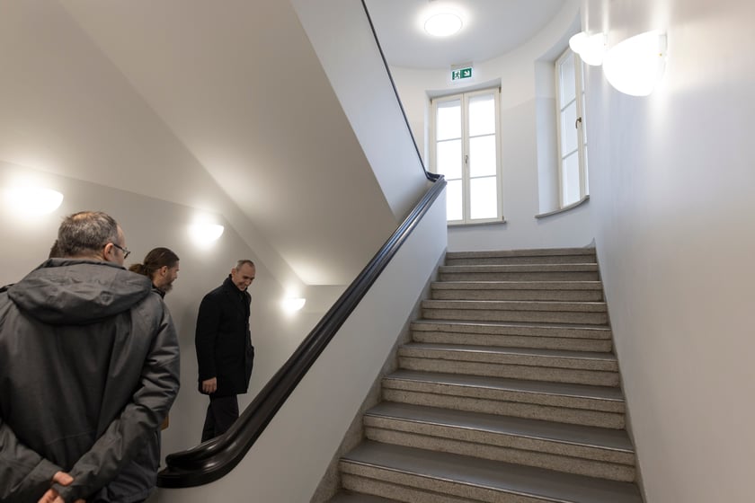 Uroczystość otwarcia po remoncie budynku dawnego szpitala według projektu Maxa Berga, obecnie siedziby Wydziału Matematyki PWr