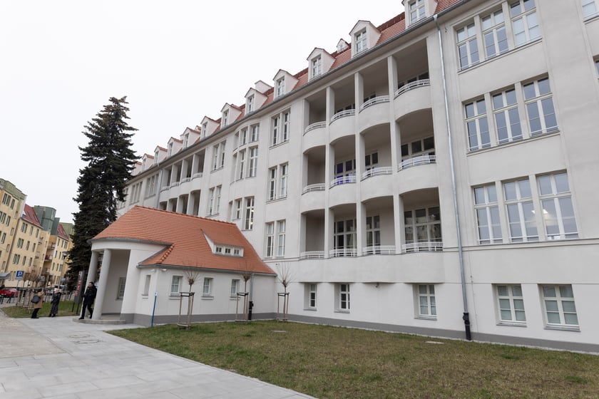 Uroczystość otwarcia po remoncie budynku dawnego szpitala według projektu Maxa Berga, obecnie siedziby Wydziału Matematyki PWr