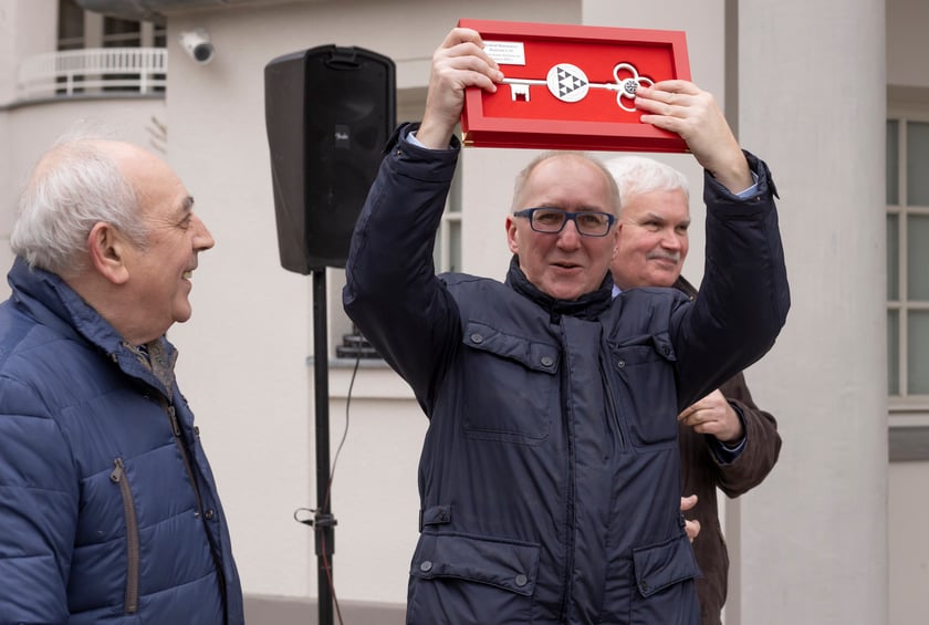 Uroczystość otwarcia po remoncie budynku dawnego szpitala według projektu Maxa Berga, obecnie siedziby Wydziału Matematyki PWr