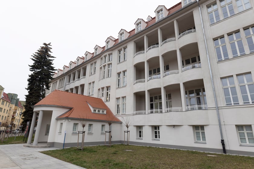 Uroczystość otwarcia po remoncie budynku dawnego szpitala według projektu Maxa Berga, obecnie siedziby Wydziału Matematyki PWr