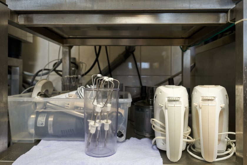 Miksery na wyposażeniu pracowni technologii gastronomii