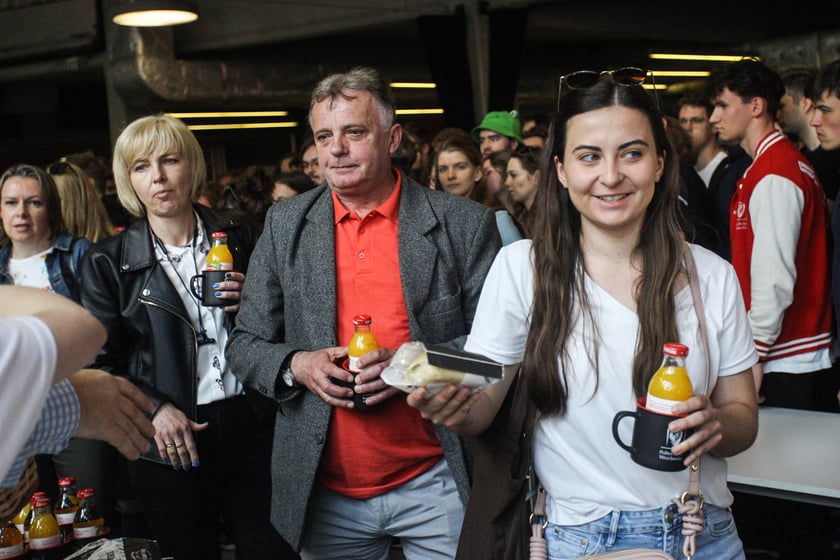 Śniadanie z rektorem. Juwenalia na Politechnice Wrocławskiej 2023