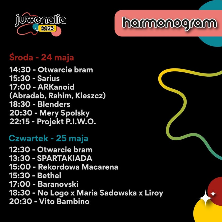 Juwenalia Wrocławkskie. Program