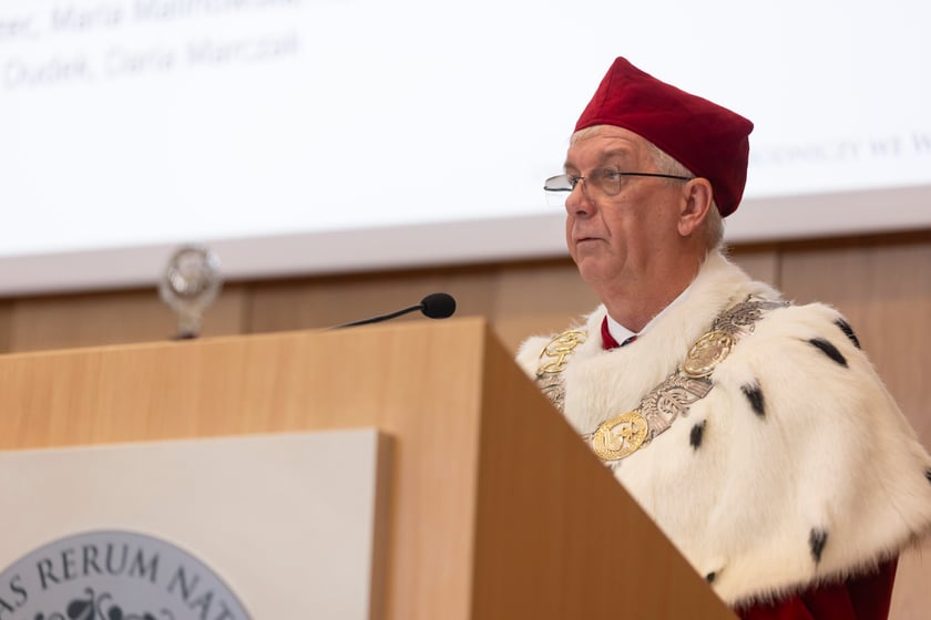 Inauguracja roku akademickiego 2023/2024 na Uniwersytecie Przyrodniczym &ndash; prof. Jarosław Bosy, rektor Uniwersytetu Przyrodniczego