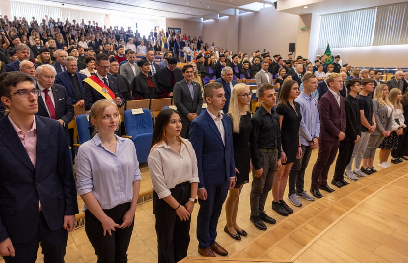Inauguracja roku akademickiego 2023/2024 na Uniwersytecie Przyrodniczym&nbsp;