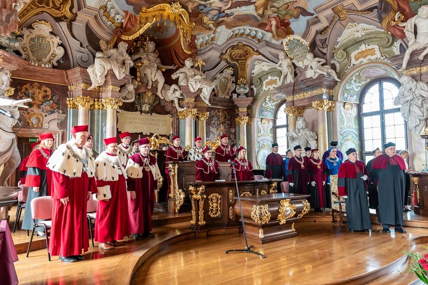 Inauguracja roku akademickiego na Uniwersytecie Medycznym im. Piast&oacute;w Śląskich we Wrocławiu&nbsp;