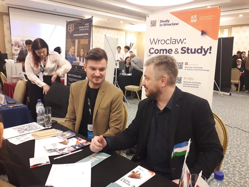 Prezentacja projektu Study in Wrocław podczas International Education Fair IEF 2023