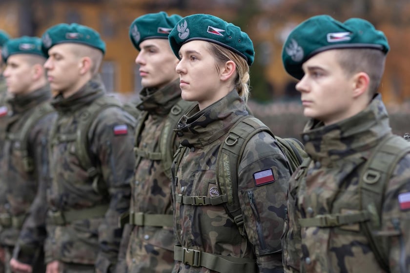 Podchorążowie z Akademii Wojsk Lądowych we Wrocławiu