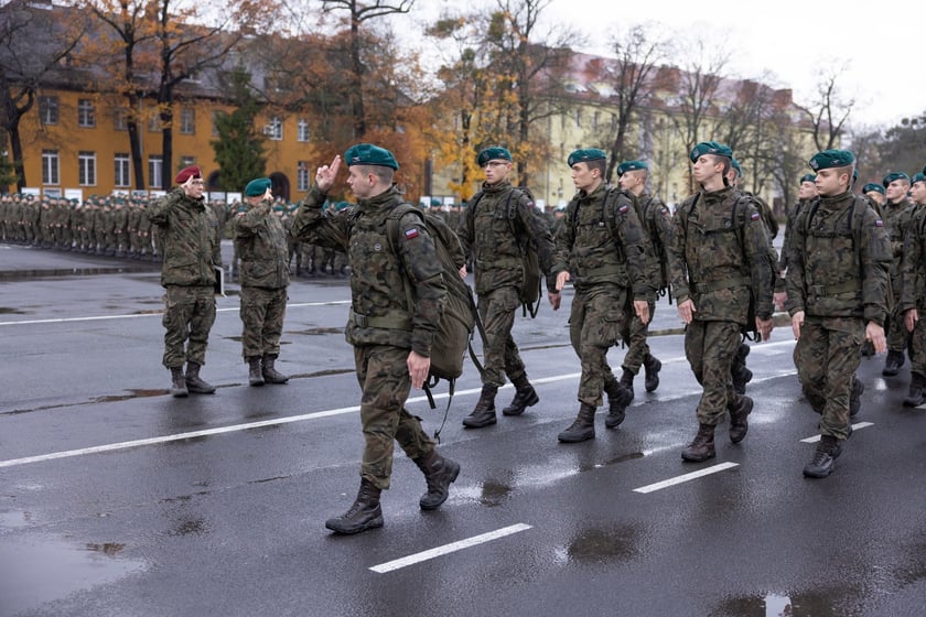 Podchorążowie z Akademii Wojsk Lądowych we Wrocławiu