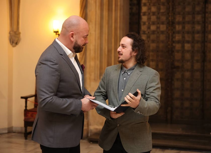 Uroczystość wręczenia dyplomów laureatom Studenckiego Programu Stypendialnego. Wrocław, 21 lutego 2024