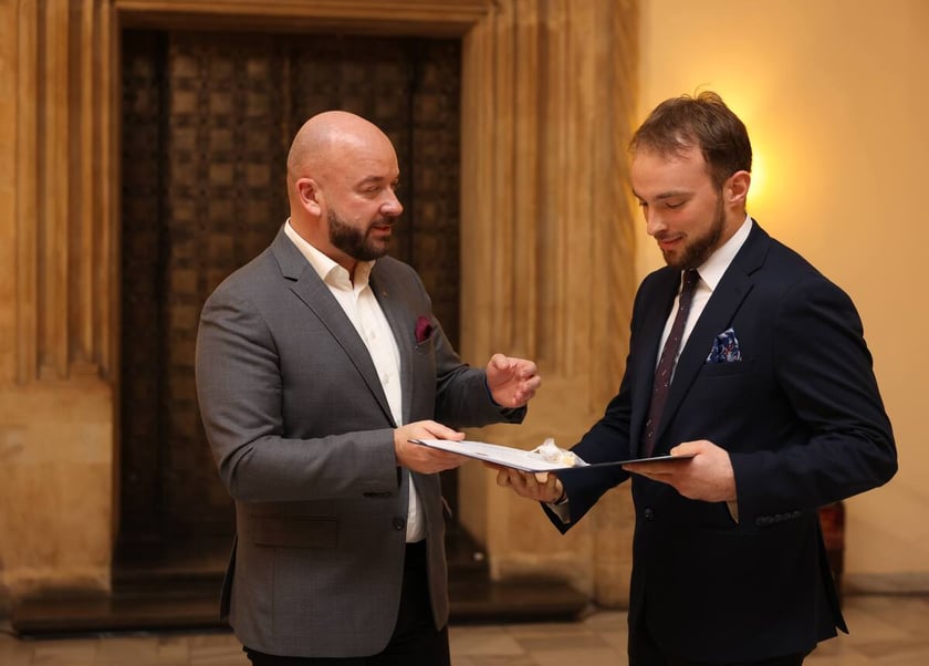 Uroczystość wręczenia dyplomów laureatom Studenckiego Programu Stypendialnego. Wrocław, 21 lutego 2024