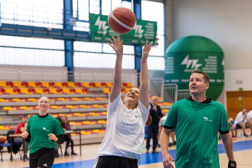 Charytatywny mecz w hali AWF-u przy Paderewskiego, 18 października 2024
