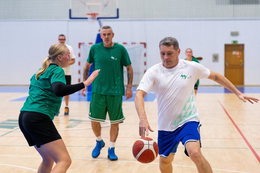 Charytatywny mecz w hali AWF-u przy Paderewskiego, 18 października 2024