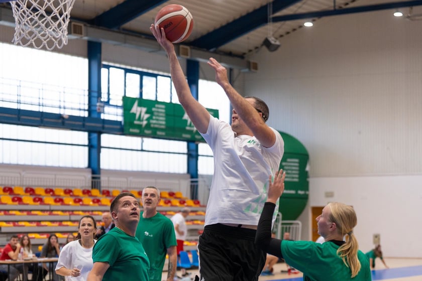 Charytatywny mecz w hali AWF-u przy Paderewskiego, 18 października 2024