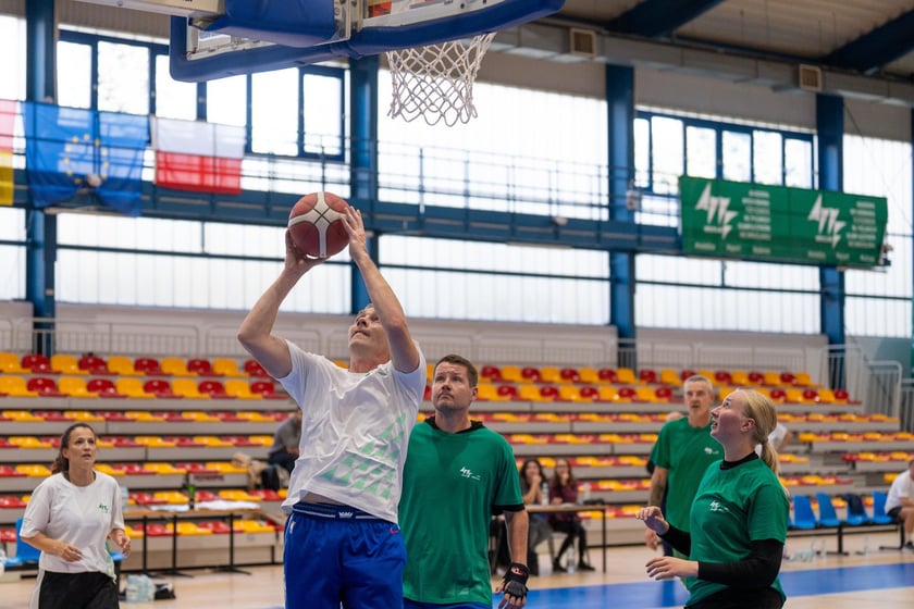 Charytatywny mecz w hali AWF-u przy Paderewskiego, 18 października 2024