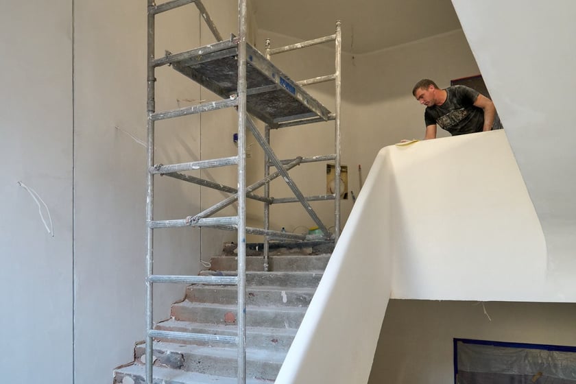 Remont w gmachu głównym Akademii Muzycznej we Wrocławiu