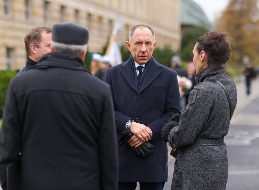 Uroczystość pod pomnikiem Martyrologii Profesorów Lwowskich