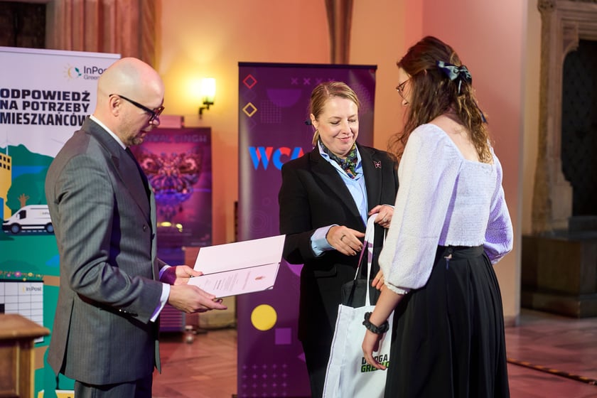 Uroczystość wręczenia stypendiów dla młodych naukowców we wrocławskim Ratuszu