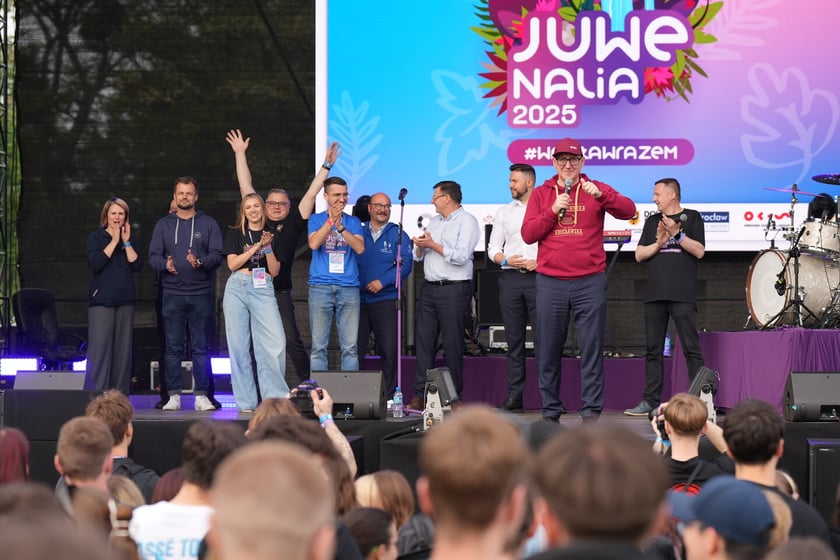 Kampus PWr przy ul. Długiej. Juwenalia 2025#WrocławRazem. 21 maja 2025 r.