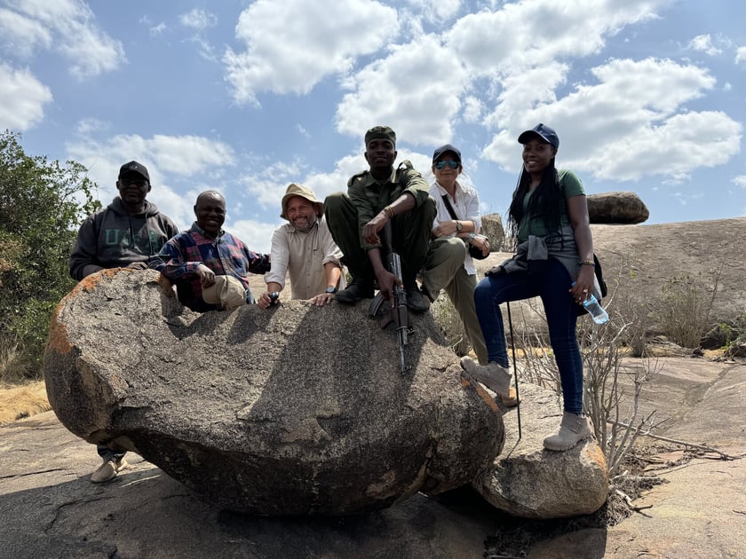 Prof. Marta Osypińska i prof. Piotr Osypiński  podczas poprzedniego rekonesansku w Tanzanii (2)