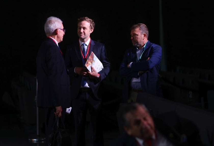 Uczestnicy XIII Zjazdu Polskiego Towarzystwa Chirurgii Ręki oraz III Zjazdu Polskiego Towarzystwa Terapii Ręki.