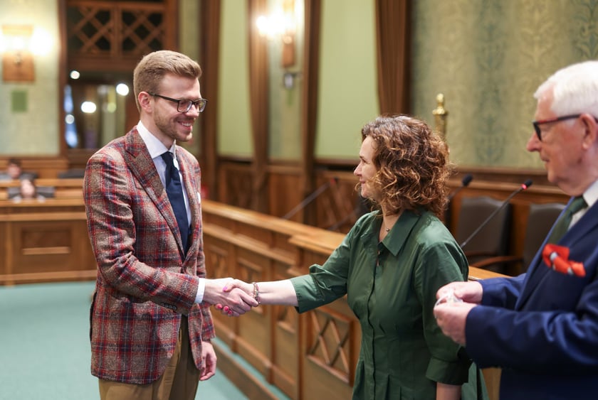 Uroczystość wręczenia miejskich stypendiów w Ratuszu - 25 marca