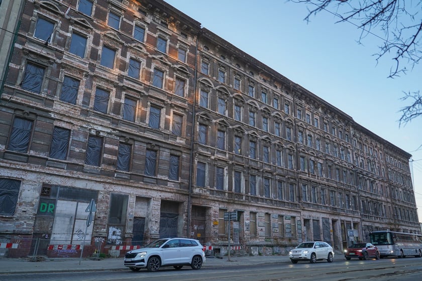 Kamienice przy ul. Pułaskiego, które zostaną wyremontowane.