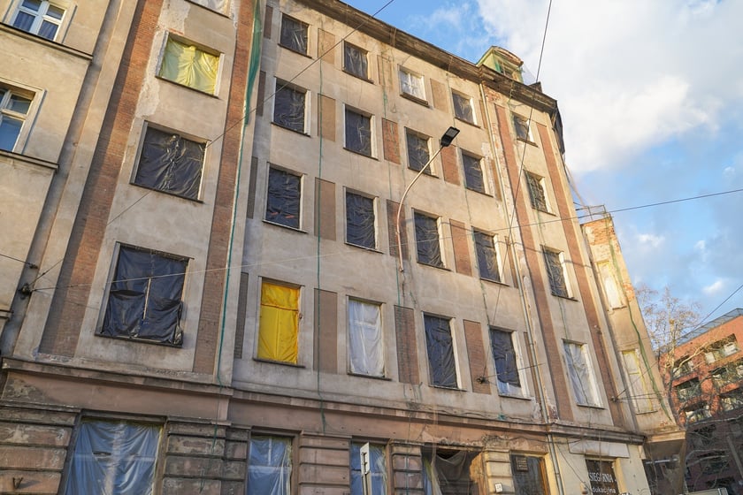 Kamienice przy ul. Pułaskiego, które zostaną wyremontowane.