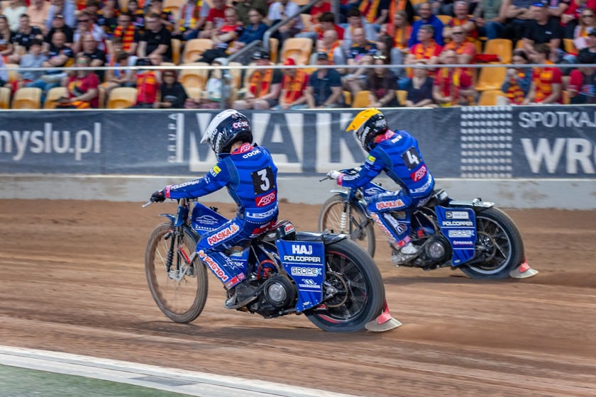 Mecz żużlowy Sparta Wrocław - Unia Leszno na Stadionie Olimpijskim 3 maja 2026 r.