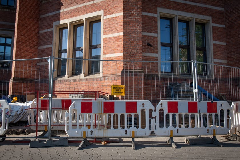Wymiana odcinka wodociągu przy Podwalu