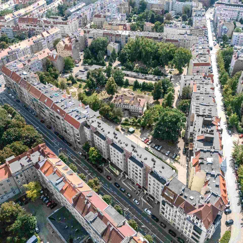 Podwórze na Ołbinie - stan obecny