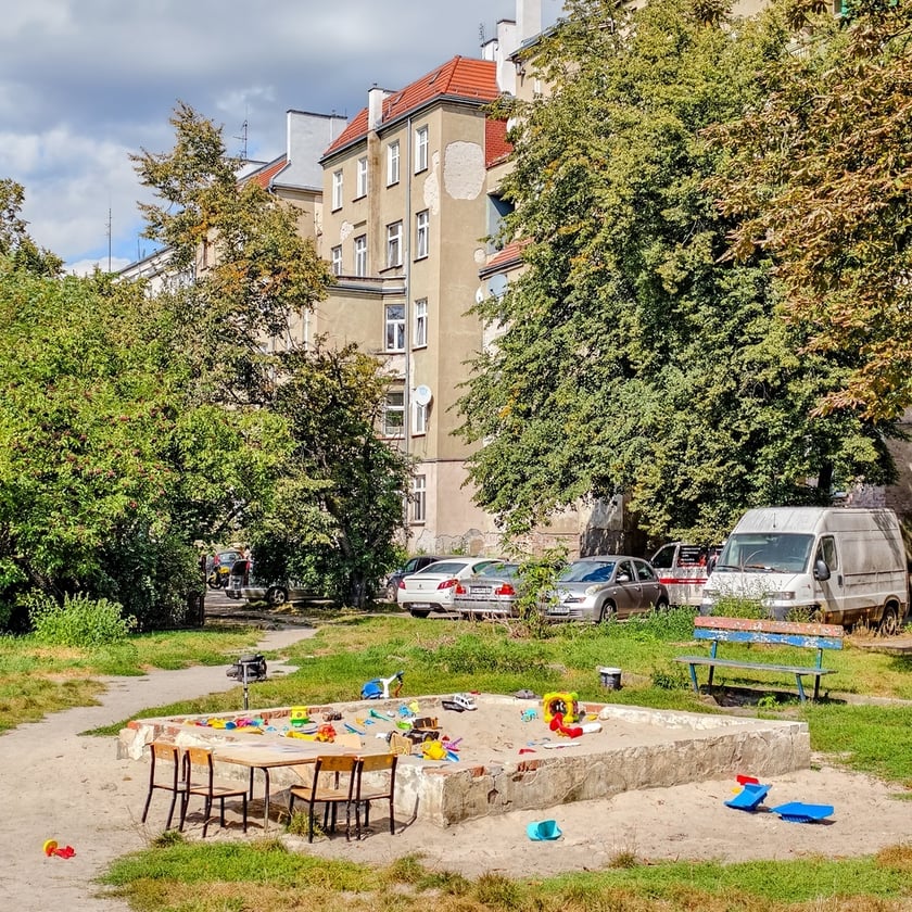 Podwórze na Ołbinie - stan obecny