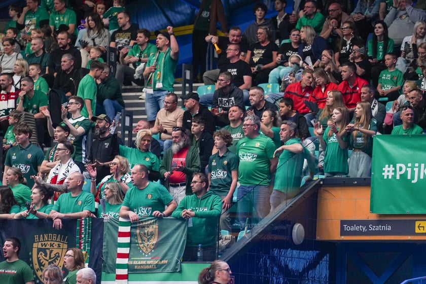 Mecz piłki ręcznej Śląsk Wrocław - Jurand Ciechanów w hali Orbita i awans wrocławskiej drużyny do Orlen Superligi - 9 maja 2026 r.