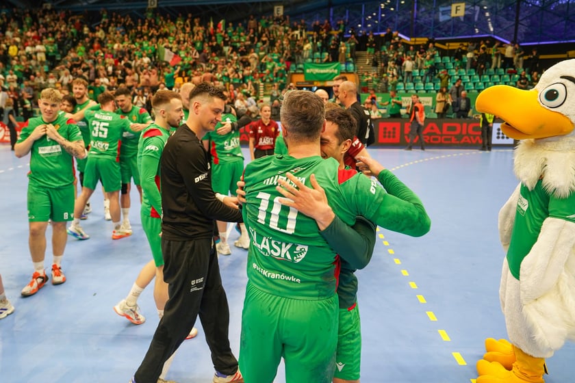 Mecz piłki ręcznej Śląsk Wrocław - Jurand Ciechanów w hali Orbita i awans wrocławskiej drużyny do Orlen Superligi - 9 maja 2026 r.