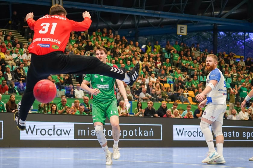 Mecz piłki ręcznej Śląsk Wrocław - Jurand Ciechanów w hali Orbita i awans wrocławskiej drużyny do Orlen Superligi - 9 maja 2026 r.