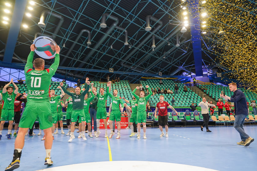 Mecz piłki ręcznej Śląsk Wrocław - Jurand Ciechanów w hali Orbita i awans wrocławskiej drużyny do Orlen Superligi - 9 maja 2026 r.