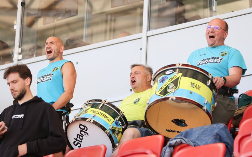 Mecz  ligowy futbolu amerykańskiego na Stadionie Olimpijskim - Panthers Wrocław - Kraków Kings, 10 maja 2026 r.