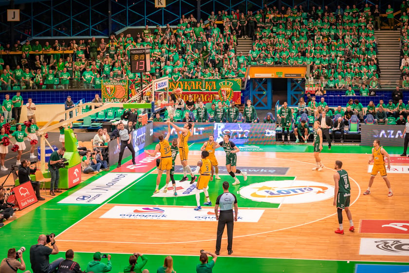 Mecz fazy play-off Śląsk Wrocław - Arka Gdynia w hali Orbita, 13 maja 2026 r.