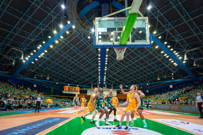 Mecz fazy play-off Śląsk Wrocław - Arka Gdynia w hali Orbita, 13 maja 2026 r.