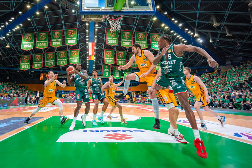 Mecz fazy play-off Śląsk Wrocław - Arka Gdynia w hali Orbita, 13 maja 2026 r.
