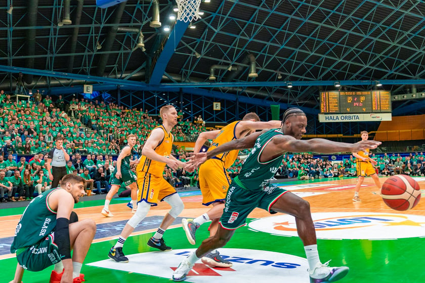 Mecz fazy play-off Śląsk Wrocław - Arka Gdynia w hali Orbita, 13 maja 2026 r.