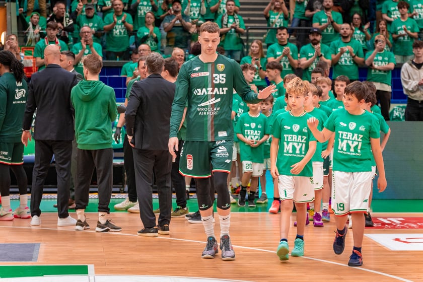 Mecz fazy play-off Śląsk Wrocław - Arka Gdynia w hali Orbita, 13 maja 2026 r.